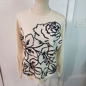 Brooks Brothers Wool Embroidered Sweater Size XL